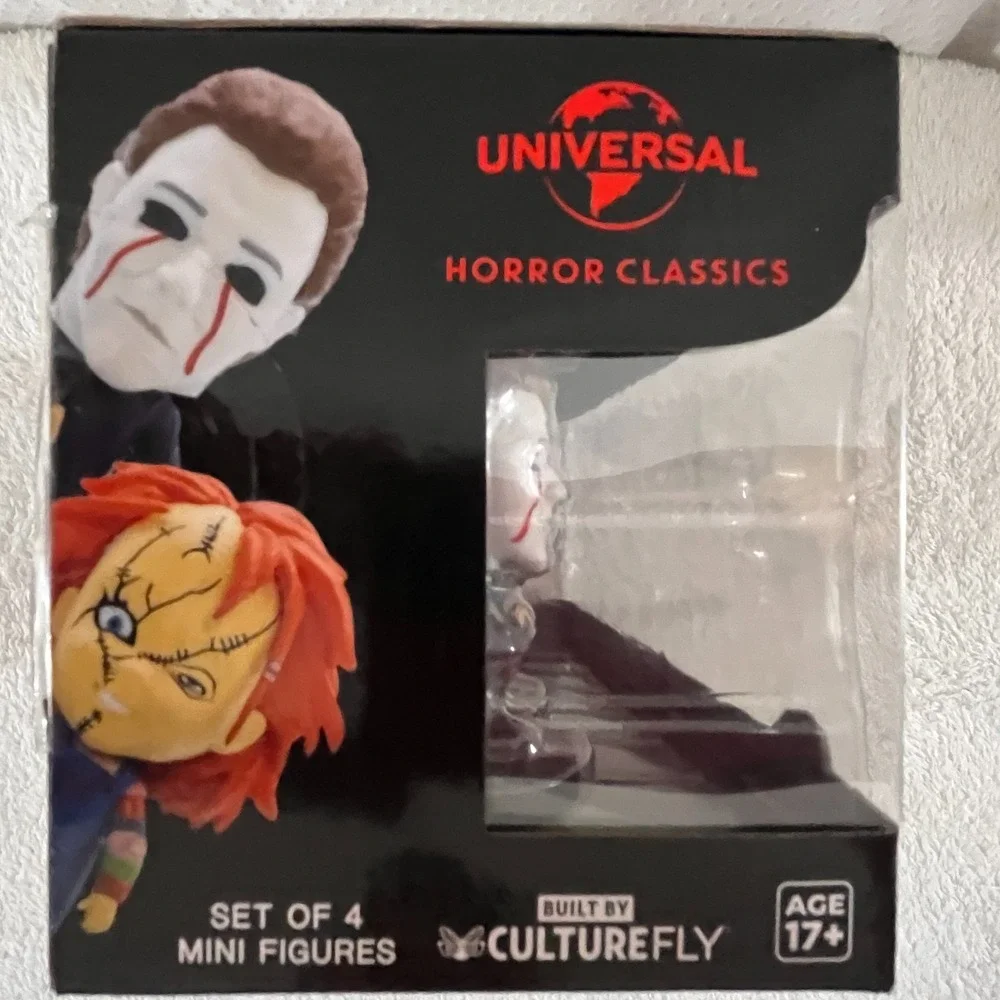 CultureFLY Horror Set of 4 Minis Figures Michael Myers Chucky Tiffany John Nada